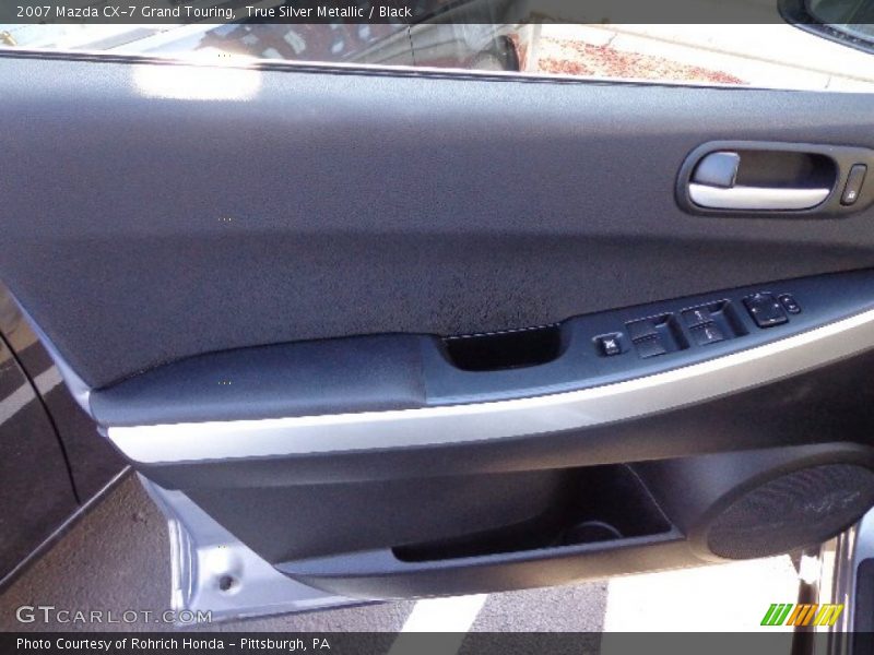 True Silver Metallic / Black 2007 Mazda CX-7 Grand Touring
