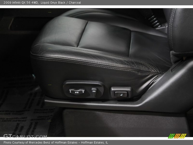 Liquid Onyx Black / Charcoal 2009 Infiniti QX 56 4WD