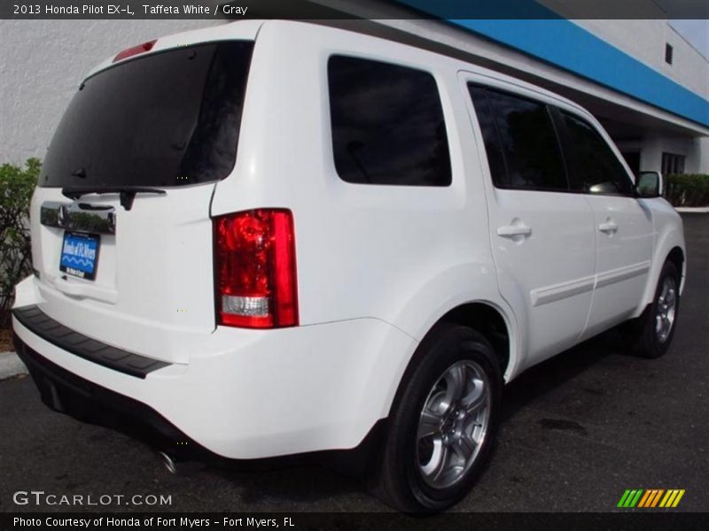 Taffeta White / Gray 2013 Honda Pilot EX-L