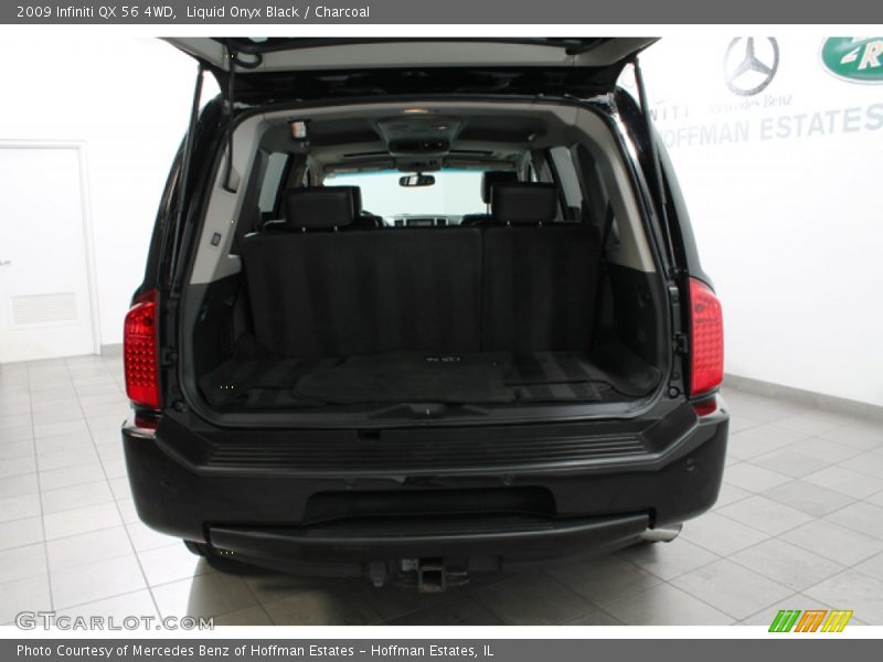 Liquid Onyx Black / Charcoal 2009 Infiniti QX 56 4WD