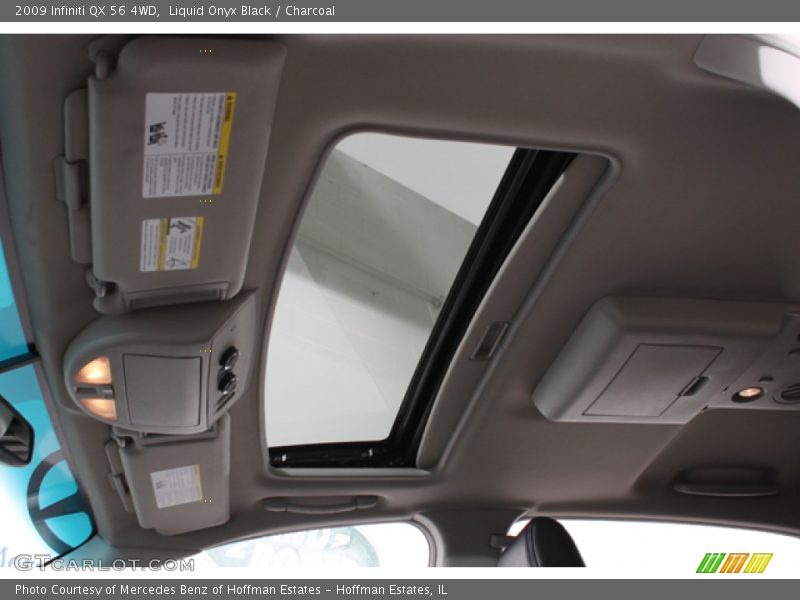 Liquid Onyx Black / Charcoal 2009 Infiniti QX 56 4WD