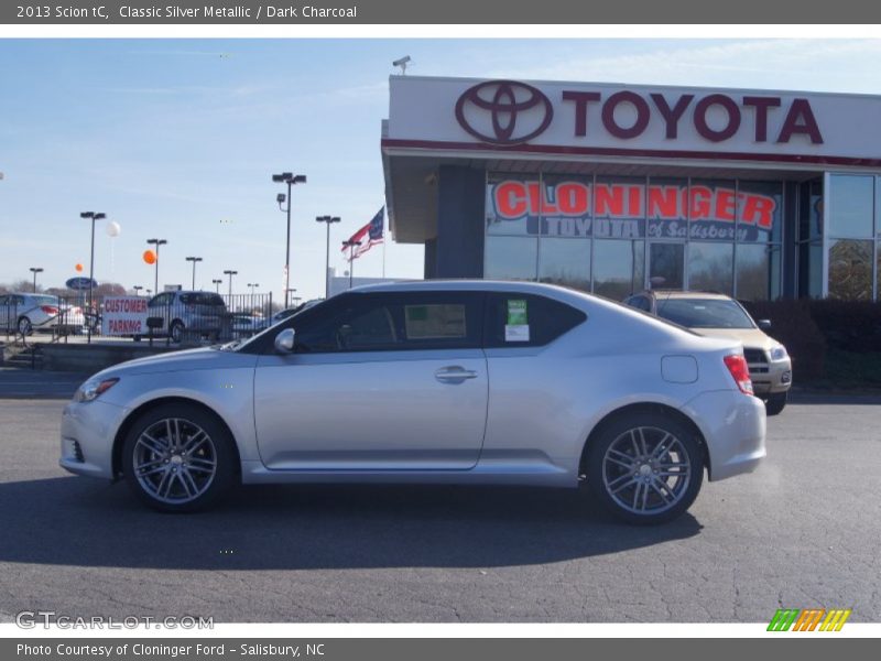 Classic Silver Metallic / Dark Charcoal 2013 Scion tC