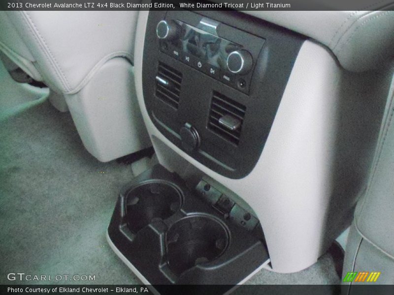 White Diamond Tricoat / Light Titanium 2013 Chevrolet Avalanche LTZ 4x4 Black Diamond Edition