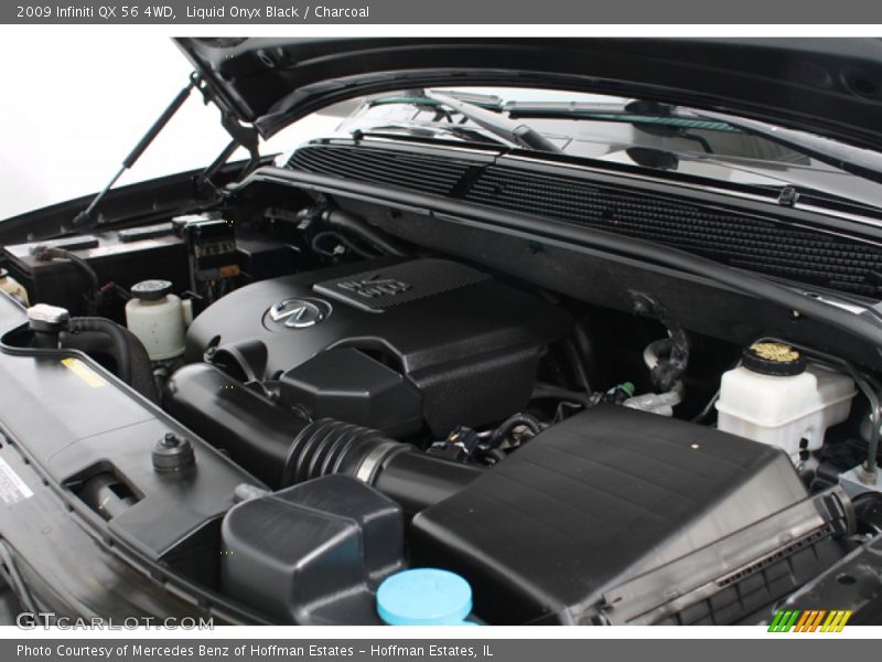 Liquid Onyx Black / Charcoal 2009 Infiniti QX 56 4WD