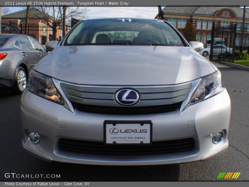 Tungsten Pearl / Water Gray 2011 Lexus HS 250h Hybrid Premium