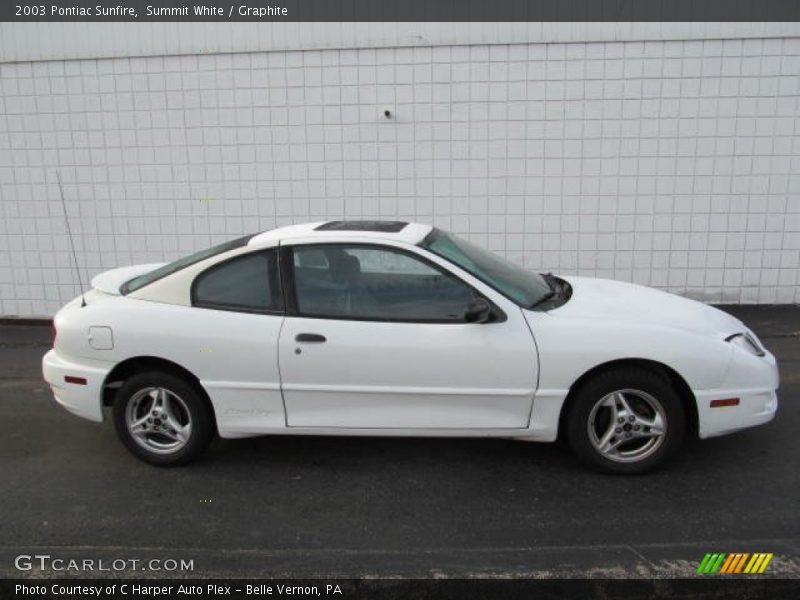 Summit White / Graphite 2003 Pontiac Sunfire