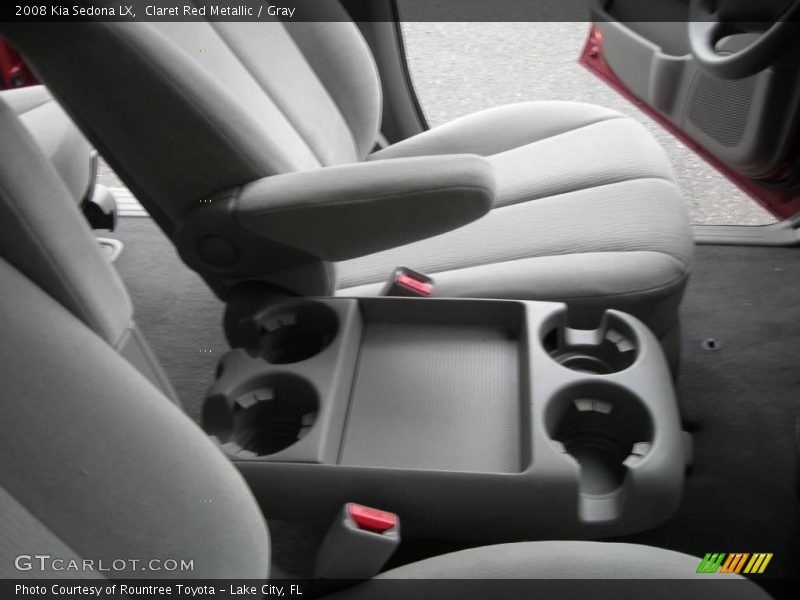 Claret Red Metallic / Gray 2008 Kia Sedona LX