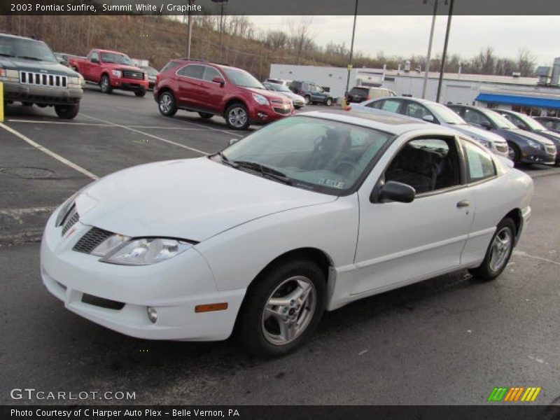 Summit White / Graphite 2003 Pontiac Sunfire