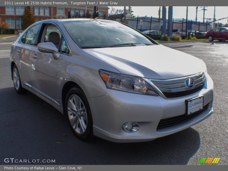 Tungsten Pearl / Water Gray 2011 Lexus HS 250h Hybrid Premium