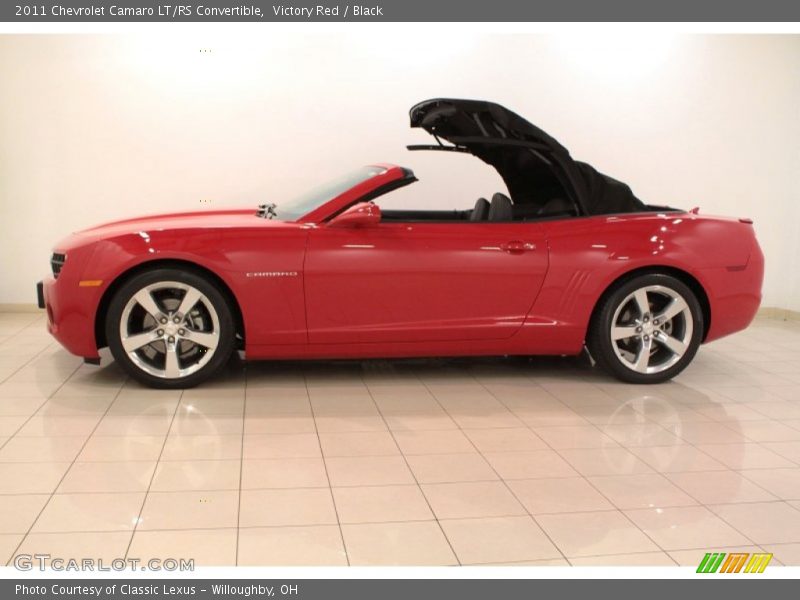 Victory Red / Black 2011 Chevrolet Camaro LT/RS Convertible
