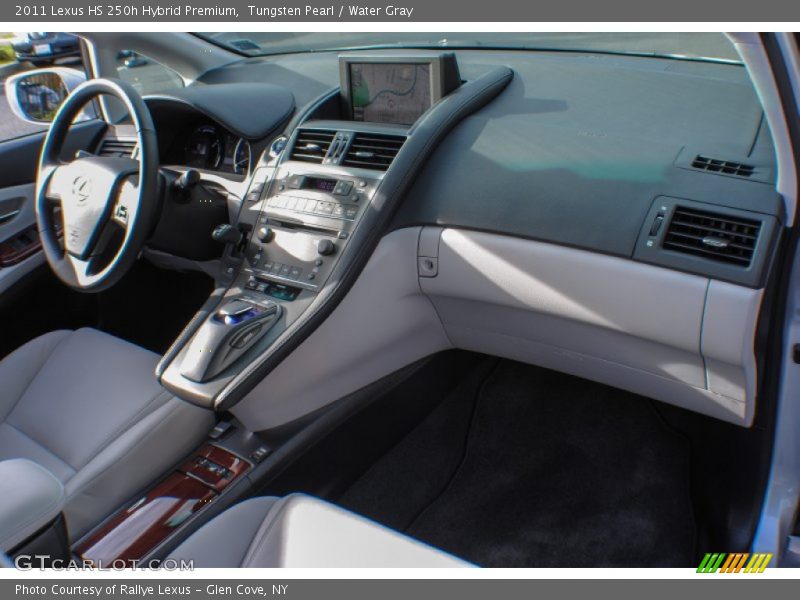 Tungsten Pearl / Water Gray 2011 Lexus HS 250h Hybrid Premium