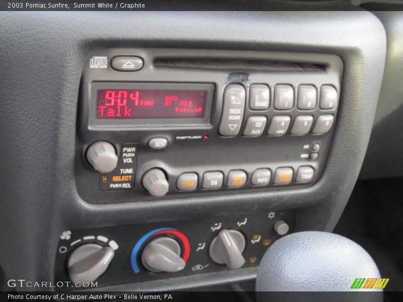 Summit White / Graphite 2003 Pontiac Sunfire