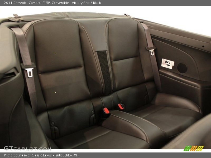 Rear Seat of 2011 Camaro LT/RS Convertible
