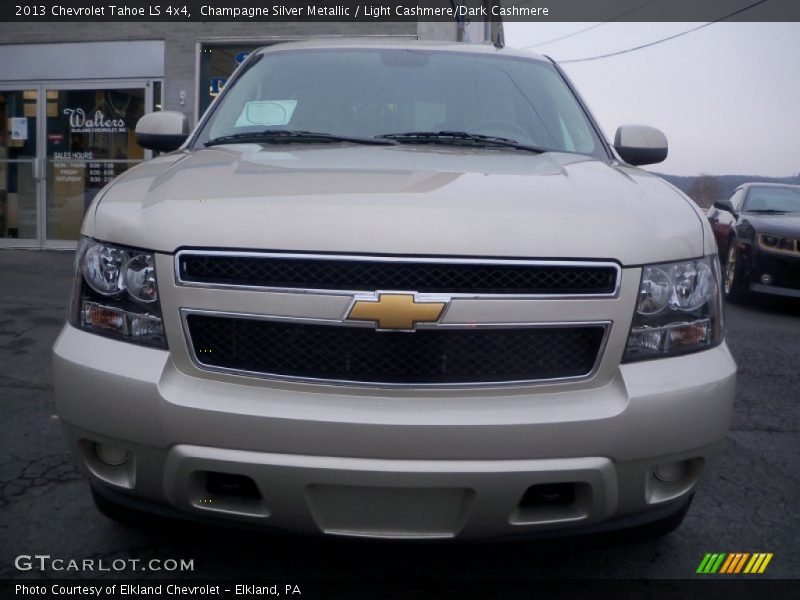 Champagne Silver Metallic / Light Cashmere/Dark Cashmere 2013 Chevrolet Tahoe LS 4x4