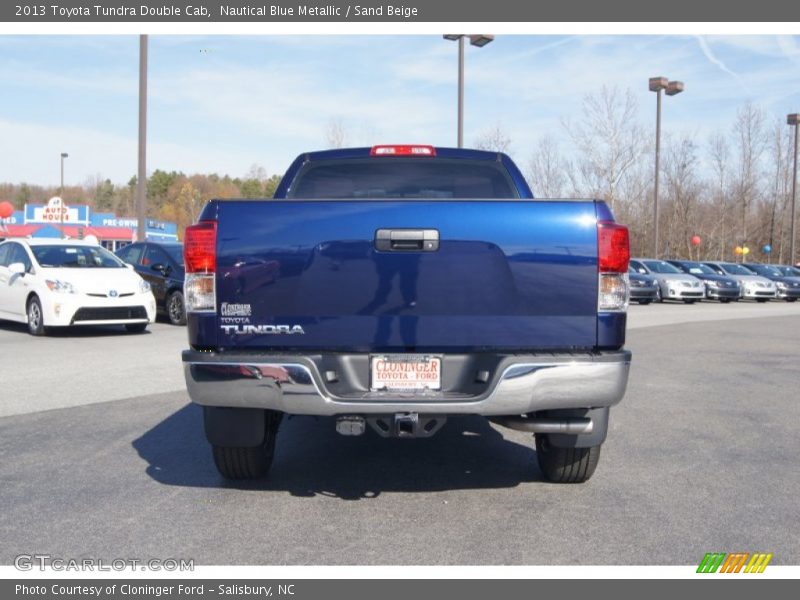 Nautical Blue Metallic / Sand Beige 2013 Toyota Tundra Double Cab