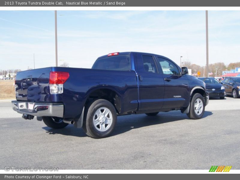 Nautical Blue Metallic / Sand Beige 2013 Toyota Tundra Double Cab