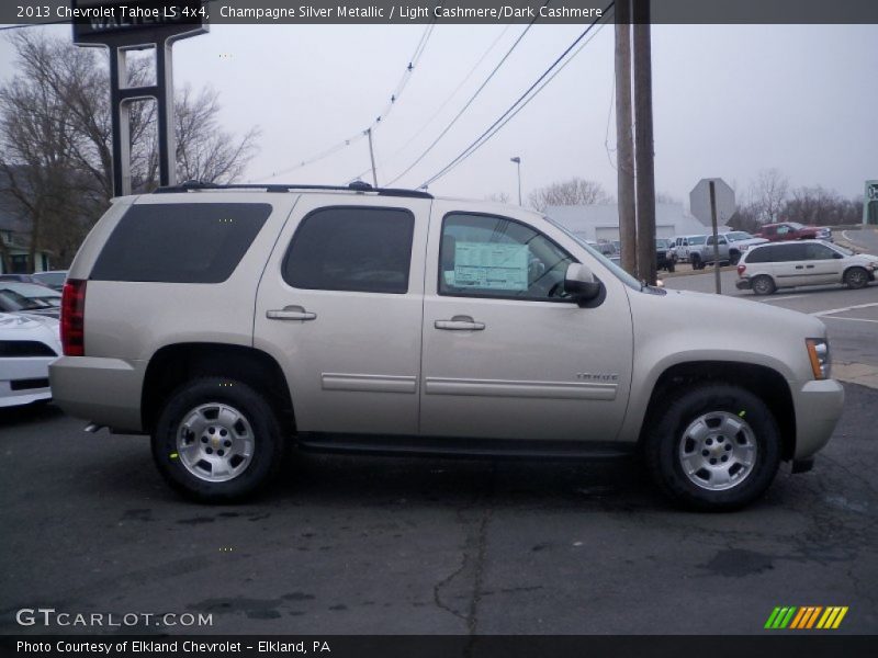 Champagne Silver Metallic / Light Cashmere/Dark Cashmere 2013 Chevrolet Tahoe LS 4x4