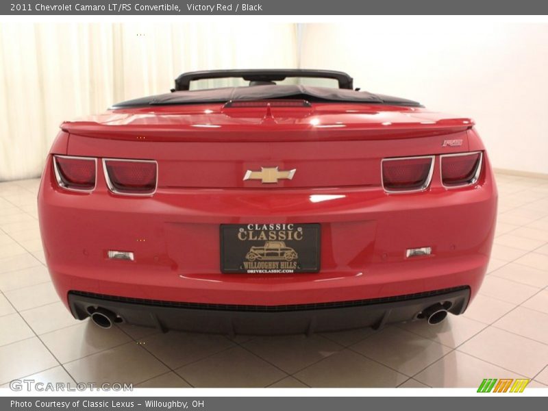 Victory Red / Black 2011 Chevrolet Camaro LT/RS Convertible