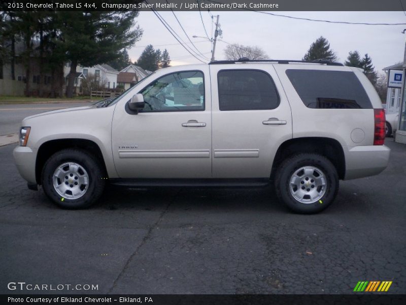 Champagne Silver Metallic / Light Cashmere/Dark Cashmere 2013 Chevrolet Tahoe LS 4x4