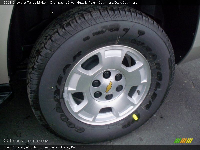 Champagne Silver Metallic / Light Cashmere/Dark Cashmere 2013 Chevrolet Tahoe LS 4x4