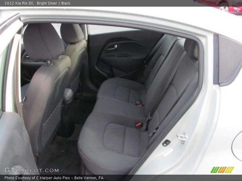 Bright Silver / Black 2012 Kia Rio EX
