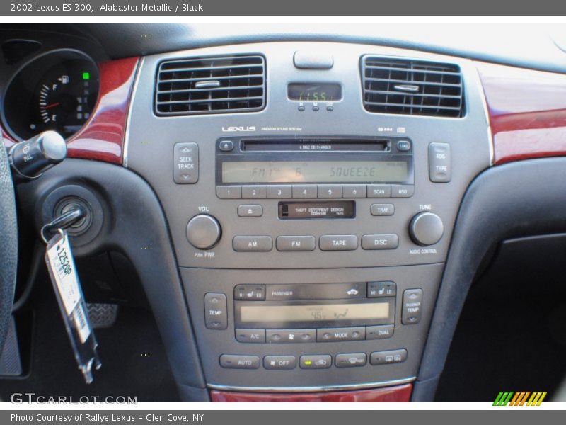 Alabaster Metallic / Black 2002 Lexus ES 300