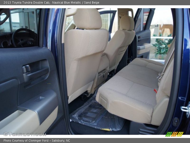 Nautical Blue Metallic / Sand Beige 2013 Toyota Tundra Double Cab