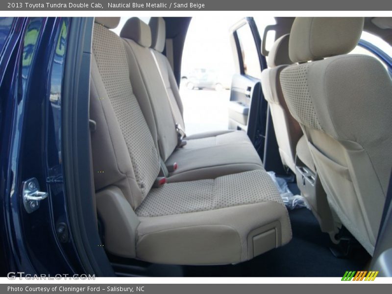 Nautical Blue Metallic / Sand Beige 2013 Toyota Tundra Double Cab
