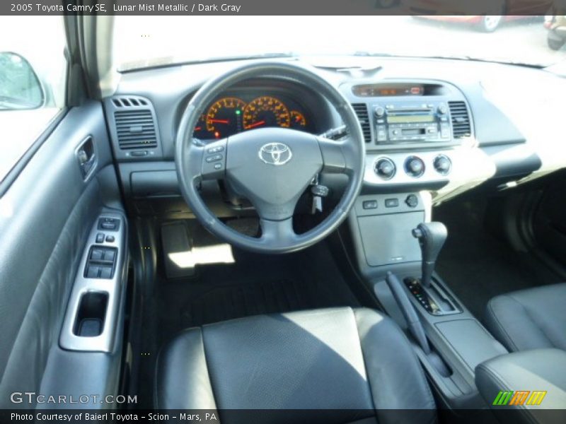 Lunar Mist Metallic / Dark Gray 2005 Toyota Camry SE