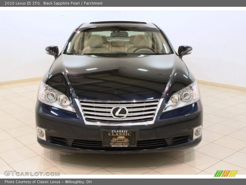 Black Sapphire Pearl / Parchment 2010 Lexus ES 350