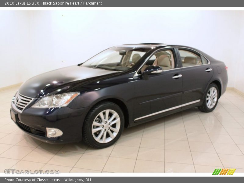 Black Sapphire Pearl / Parchment 2010 Lexus ES 350