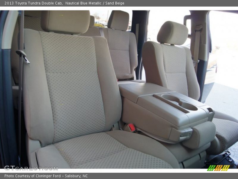 Nautical Blue Metallic / Sand Beige 2013 Toyota Tundra Double Cab