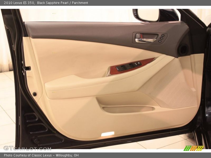 Black Sapphire Pearl / Parchment 2010 Lexus ES 350