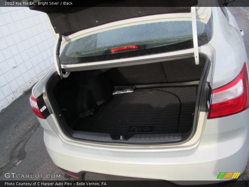 Bright Silver / Black 2012 Kia Rio EX