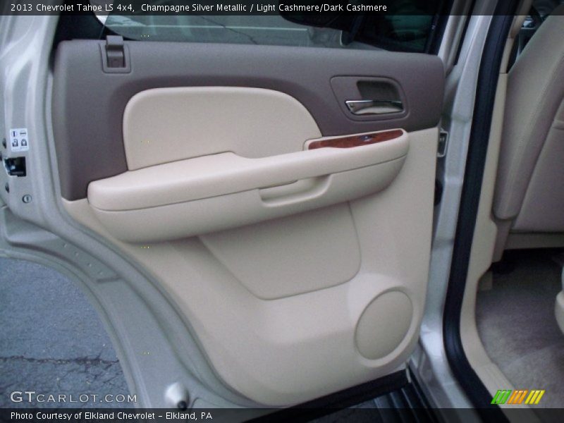 Champagne Silver Metallic / Light Cashmere/Dark Cashmere 2013 Chevrolet Tahoe LS 4x4