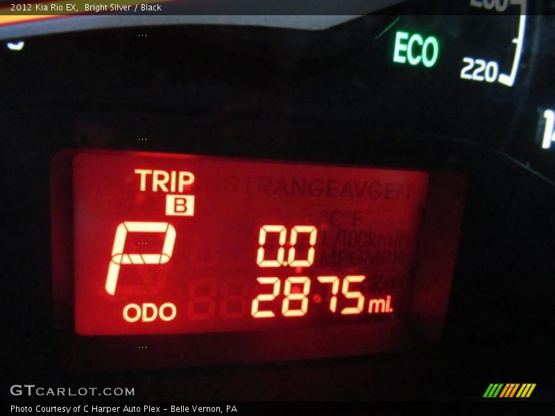 Bright Silver / Black 2012 Kia Rio EX