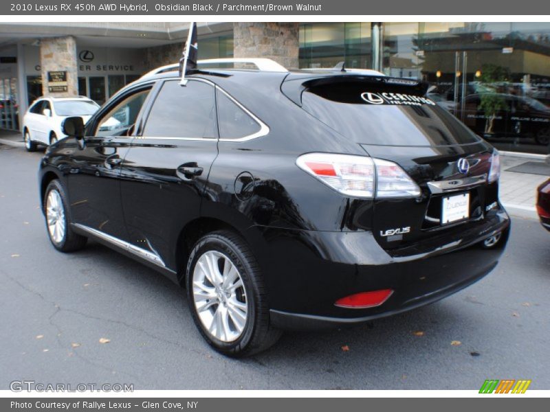 Obsidian Black / Parchment/Brown Walnut 2010 Lexus RX 450h AWD Hybrid
