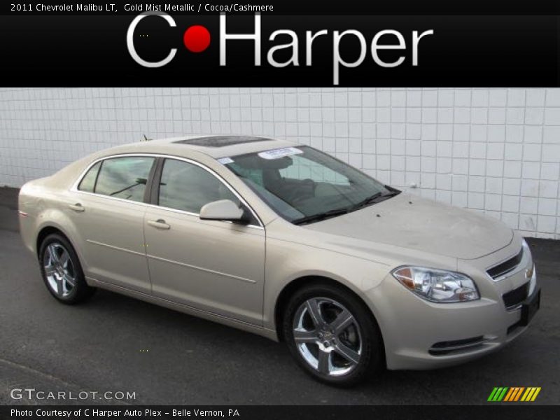 Gold Mist Metallic / Cocoa/Cashmere 2011 Chevrolet Malibu LT