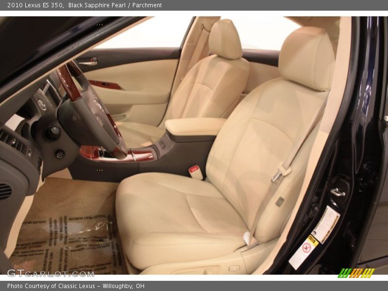 Black Sapphire Pearl / Parchment 2010 Lexus ES 350