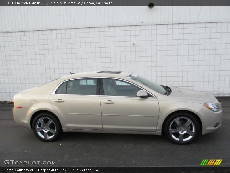 Gold Mist Metallic / Cocoa/Cashmere 2011 Chevrolet Malibu LT
