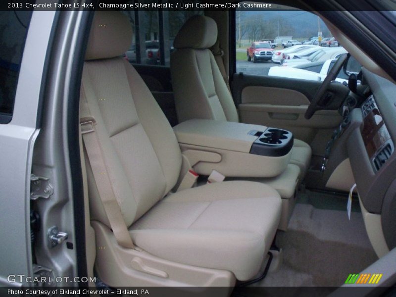 Champagne Silver Metallic / Light Cashmere/Dark Cashmere 2013 Chevrolet Tahoe LS 4x4