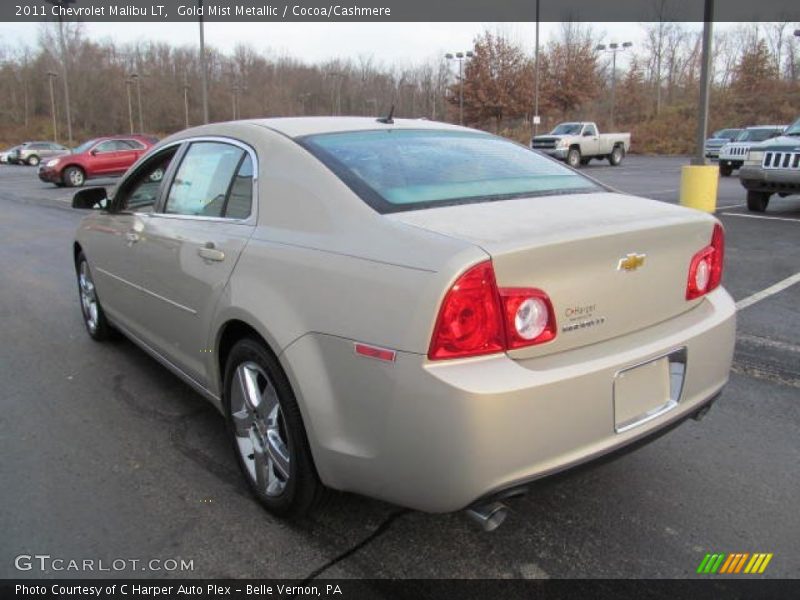 Gold Mist Metallic / Cocoa/Cashmere 2011 Chevrolet Malibu LT