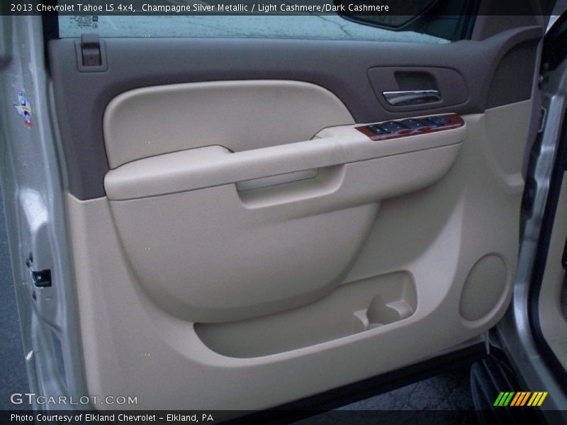 Champagne Silver Metallic / Light Cashmere/Dark Cashmere 2013 Chevrolet Tahoe LS 4x4