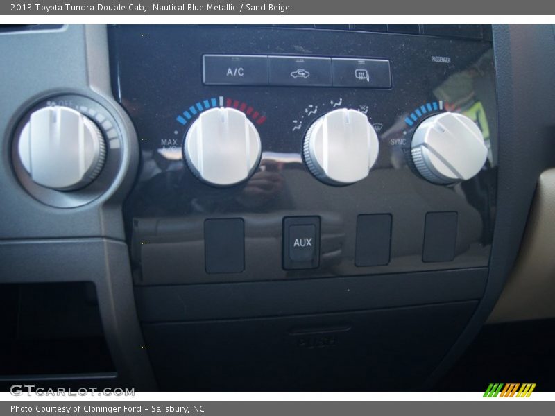 Nautical Blue Metallic / Sand Beige 2013 Toyota Tundra Double Cab