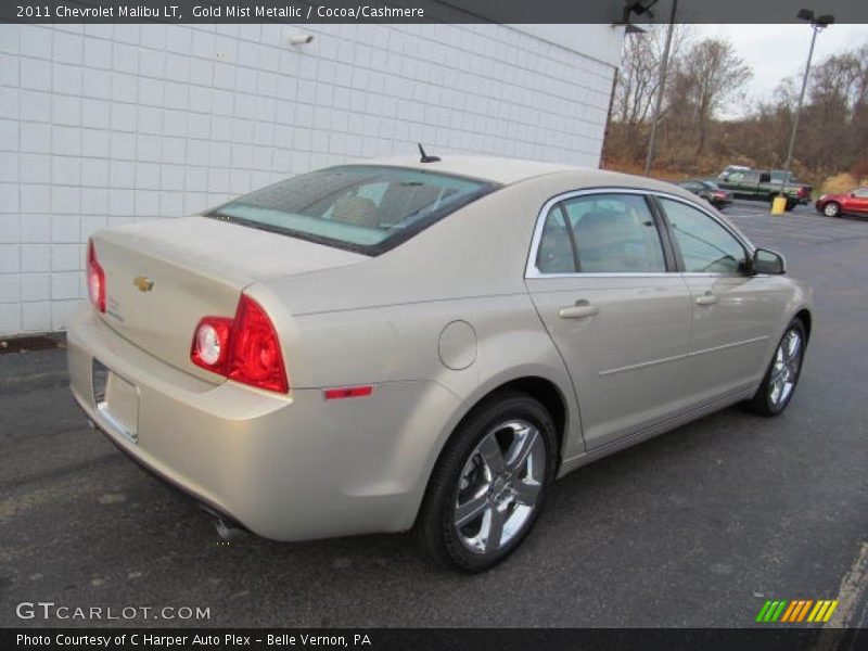 Gold Mist Metallic / Cocoa/Cashmere 2011 Chevrolet Malibu LT