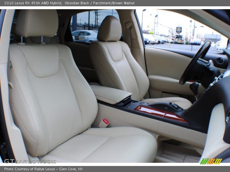 Obsidian Black / Parchment/Brown Walnut 2010 Lexus RX 450h AWD Hybrid