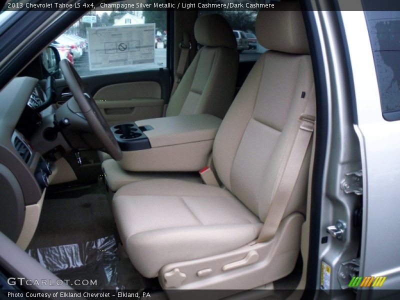 Champagne Silver Metallic / Light Cashmere/Dark Cashmere 2013 Chevrolet Tahoe LS 4x4