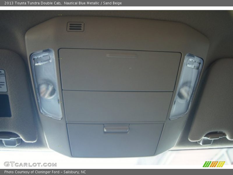 Nautical Blue Metallic / Sand Beige 2013 Toyota Tundra Double Cab