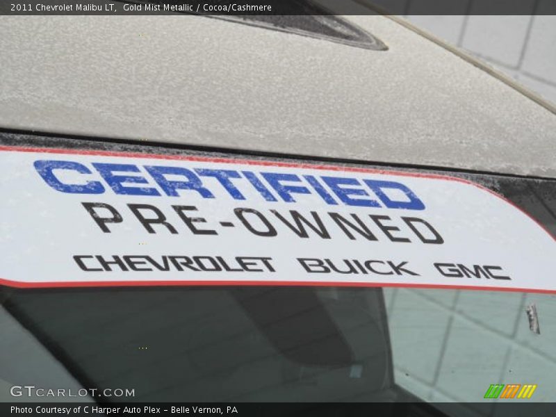 Gold Mist Metallic / Cocoa/Cashmere 2011 Chevrolet Malibu LT