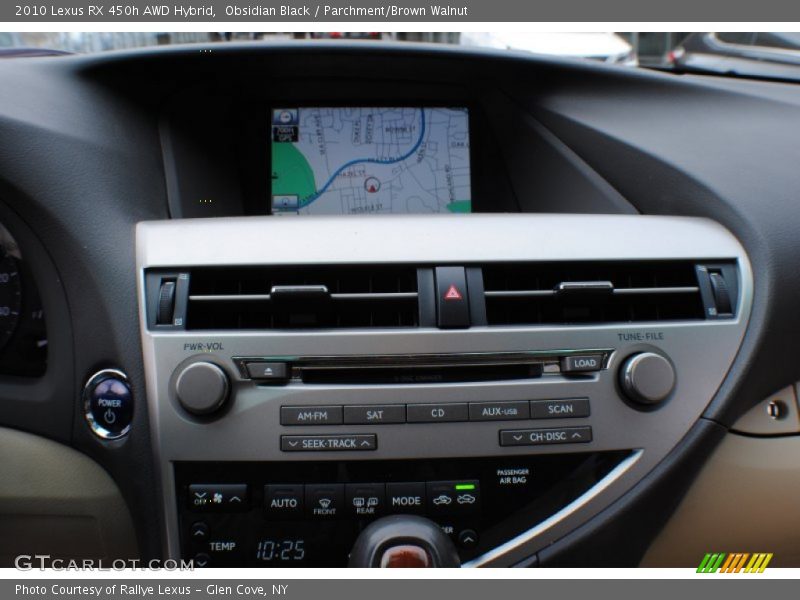 Obsidian Black / Parchment/Brown Walnut 2010 Lexus RX 450h AWD Hybrid